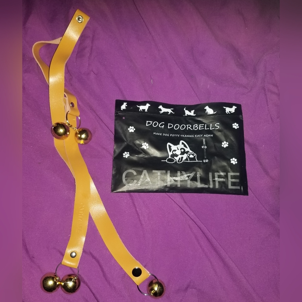 NWT Doggy Potty Training "CathyLife" Dog Doorbells